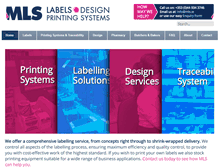 Tablet Screenshot of mlslabels.com